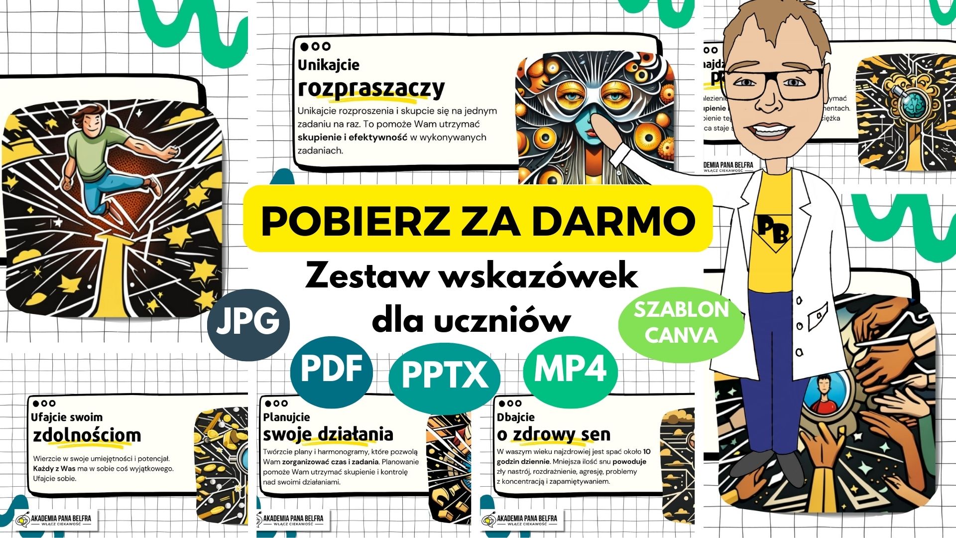 You are currently viewing Wskazówki dla uczniów – pobierz materiały